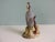 Large Hand Painted Porcelain Heron Bird For Sale - Image 4 of 9