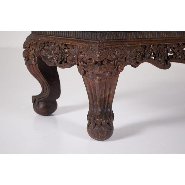 Small Burmese Altar in Wood For Sale - Image 4 of 10