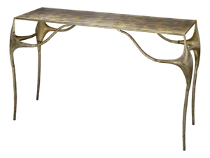 Jamie Young Persephone Iron Console Table, Gold