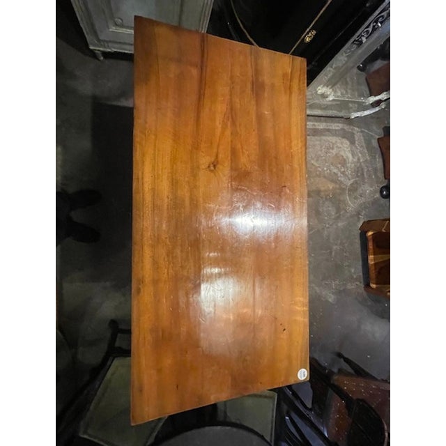 19th Century 19th C. German Biedermeier Walnut Commode For Sale - Image 5 of 8