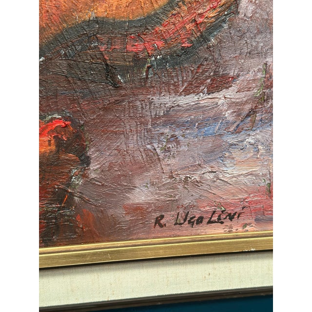 Renzo Ugolini, Nude Reclined Woman, 1950s, Oil Painting on Canvas, Framed For Sale - Image 14 of 18
