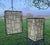 Beige 1950s Mid-Century Modern Geometric Pendant Light and Table Light Set ~ in the Style of Piet Mondrian For Sale - Image 8 of 12
