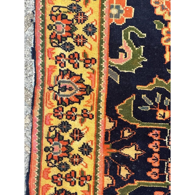 Small Vintage Sarouk Rug, 1980s For Sale - Image 10 of 17