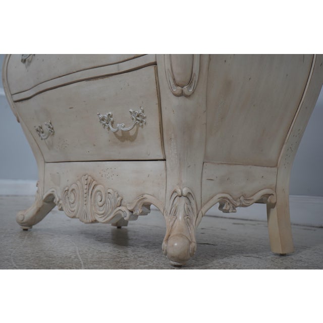 Marble Top Italian Style Commode Chest For Sale - Image 12 of 17
