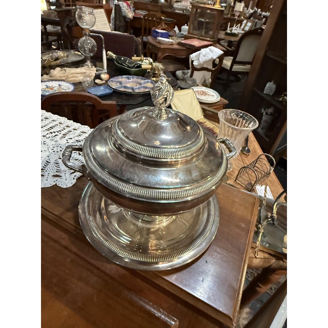 Silver-Plated Metal Caviar Server, 1920s, in Very Good conditions. Designed before 1890