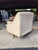 Vintage 1950s Midcentury Modern Pontiac Chair Co for Montgomery Ward White Swivel Rocking Chair For Sale - Image 11 of 12