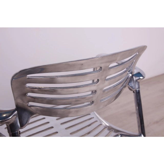 Aluminium Stackable Chairs by Jorge Pensi for Amat 3, 1980s For Sale - Image 17 of 18