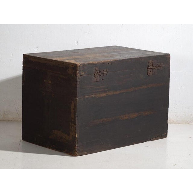 Chinese Dowry Trunk with Polychrome For Sale - Image 11 of 12