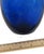Mid-Century Blown Glass Vase Cobalt Blue 9" For Sale - Image 4 of 11