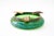Antique Art Nouveau Bohemian Czech Kralik Green Iridescent Glass Ashtray, 1908 For Sale - Image 9 of 9