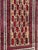 Pretty mid century Turkmen Baluch rug with a stylized designs and nice colours with a yellow field, red, brown, purple,...