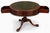 Traditional English Leather Top Georgian Style Mahogany Drum Table With Ball & Claw Feet For Sale - Image 3 of 5