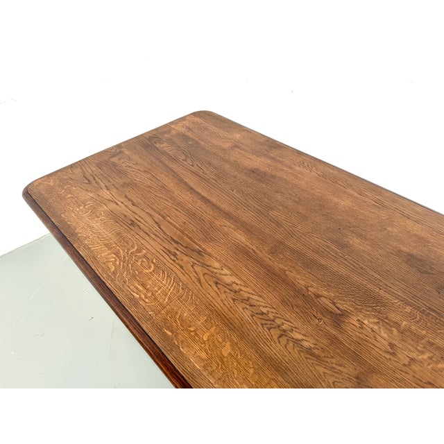 Oak Farmhouse Table, 1950s For Sale - Image 13 of 18