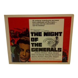 Vintage movie poster "The Night of the Generals" For Sale