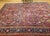 1900 - 1909 Vintage Heriz Rug, Hand-Knotted Wool, Allover Geometric Pattern, Red & Blue, 8x11 For Sale - Image 5 of 15