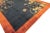 1920s Navy Blue Floral Antique Chinese Art Deco Carpet 9' X 11'2" Knotetd Wool Rug For Sale - Image 9 of 9