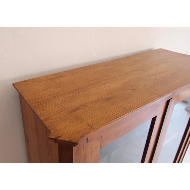 19th Century Biedermeier Display Cabinet in Cherrywood For Sale - Image 18 of 18