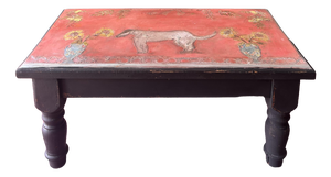 Vintage Painted Coffee Table, 1970s