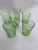 Glass Early 20th Century Hazel Atlas Green Depression Glass Juice Glasses- Set of 6 For Sale - Image 7 of 9