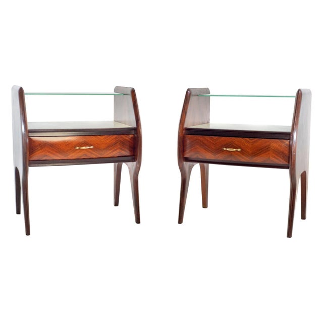 Mid-Century Italian Nightstands, Set of 2 For Sale - Image 8 of 8