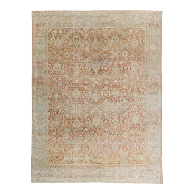 Antique Persian Mahal Rug, 09'06 X 12'06 For Sale