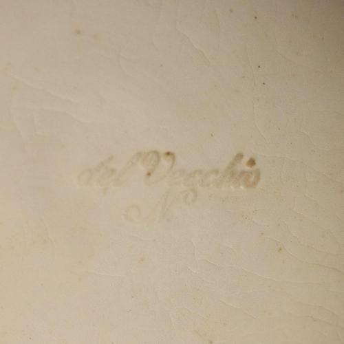 Early 19th Century Earthenware Tripod Tureen from Del Vecchio, Naples, Italy For Sale - Image 9 of 10