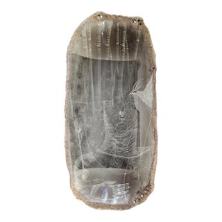 Vintage Abstract Clay Portrait Bowl by Alejandra Almuelle For Sale