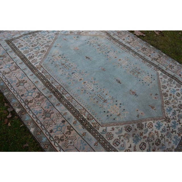 VINTAGE HANDWOVEN CENTRAL ANATOLIAN RUG 6'1'' X 8'8'' / 186 X 264 cm Hand woven with high quality pure wool Excellent...
