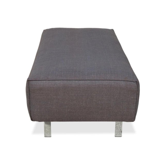 Grey Grata 3-Seater Sofa and Ottoman from Rolf Benz, Set of 2 For Sale - Image 14 of 18