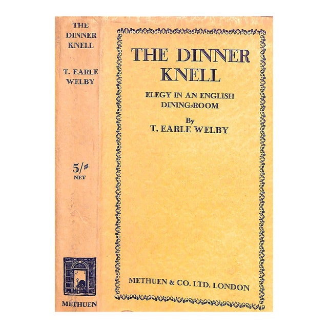 "The Dinner Knell: Elegy in an English Dining Room" 1932 Welby, T. Earle For Sale