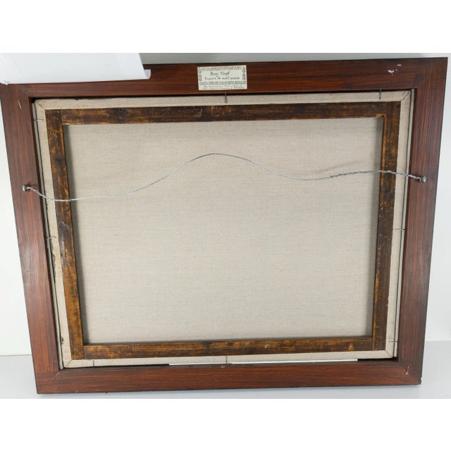 China Trade English Oil Painting of Naval Battle For Sale - Image 10 of 13