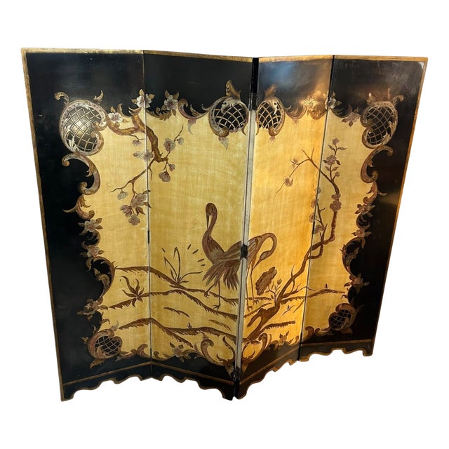 Chippendale Biombo Room Divider For Sale