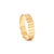 Modern Men’s Christian Dior Gem Collection 18k Yellow Gold Band Ring, Size 10 For Sale - Image 3 of 8