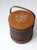 Early 20th Century Antique Firkin Sugar Bucket With Needlepoint Lid For Sale - Image 5 of 12