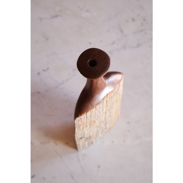 Wood Vase Attributed to Doug Ayers, California, 1970s For Sale In Los Angeles - Image 6 of 15