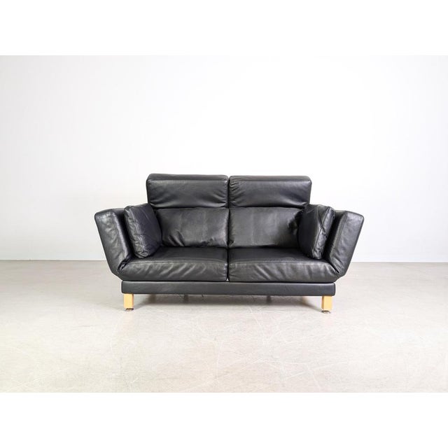 Postmodern Moule Sofa in Leather from Brühl For Sale - Image 3 of 11