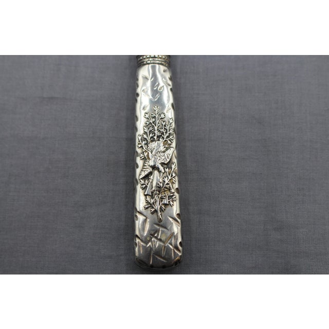 Late 19th Century Circa 1880-1890 American Gorham Fountainebleau Sterling Silver Perfume Bottle For Sale - Image 5 of 8