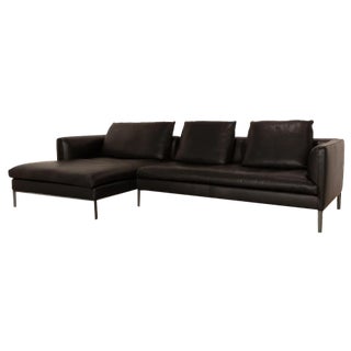 Paul Leather Corner Sofa from Molteni For Sale