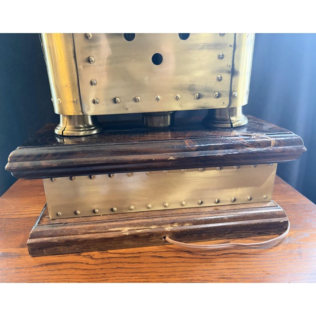 Mid-Century Modern Vintage Capt. David Babcock "Young America" Nautical Table Lamp For Sale - Image 3 of 17