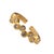 Contemporary Diamond & Gold Zig Zag Stackable Adjustable Ring For Sale - Image 3 of 7