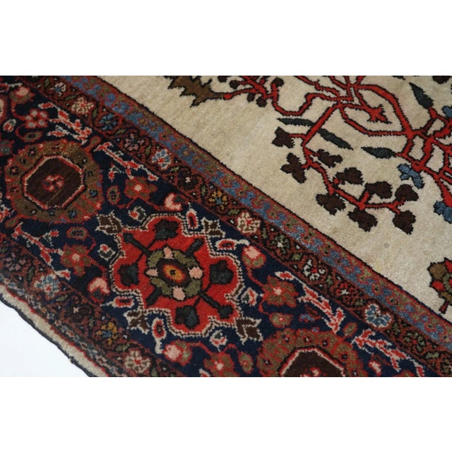 Textile Late 18th Century Antique Sarouk Rug 4'3'' x 6'5'' For Sale - Image 7 of 11