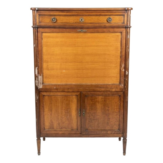 Late 18th Century French Louis XVI Style Secrétaire À Abattant (Fall-Front Secretary Desk) For Sale