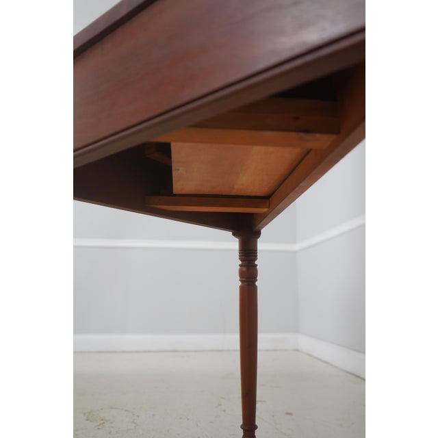 Eldred Wheeler Country Cherry Corner Table For Sale - Image 15 of 17