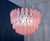 Pink Alabaster Murano Glass Poliedri Chandelier, 1990s For Sale - Image 16 of 18