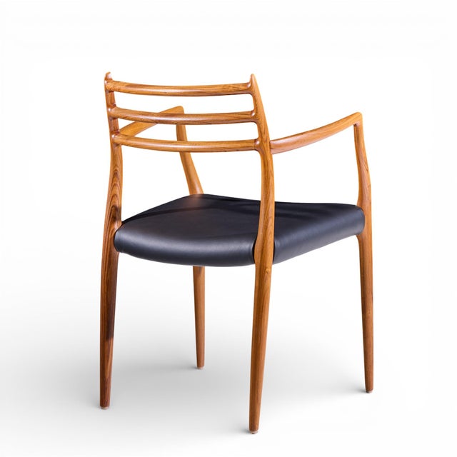 Niels Moller Model 62 Mid Century Danish Teak Captains Chairs - Pair For Sale - Image 10 of 13