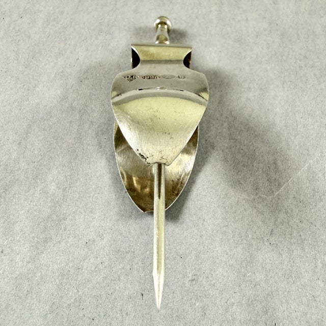 English Estate Sterling Silver Lemon Squeezers, Set / 4 For Sale - Image 15 of 16