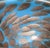 Mid-Century Modern Vintage Murano Sky Blue Copper Aventurine Flecks Spots Italian Art Glass Decorative Bowl Ashtray Dish For Sale - Image 3 of 7