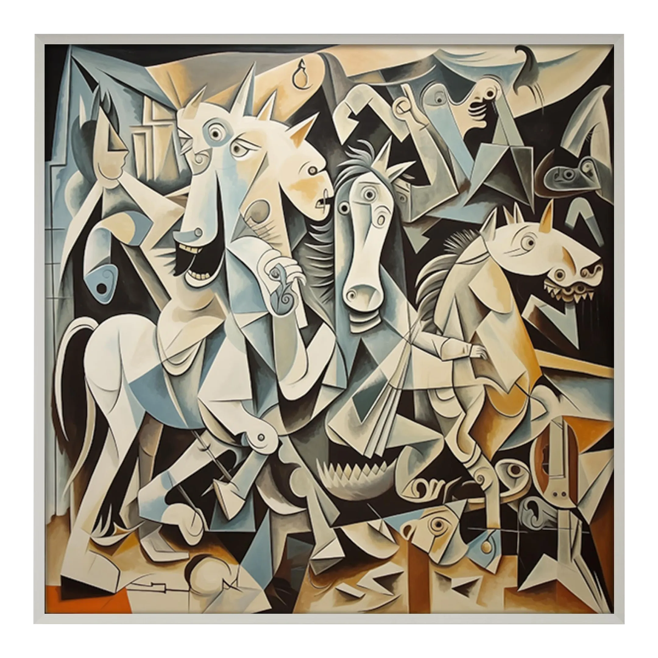 40' X 40' High-End Framed Original Equestrian Color Print in the