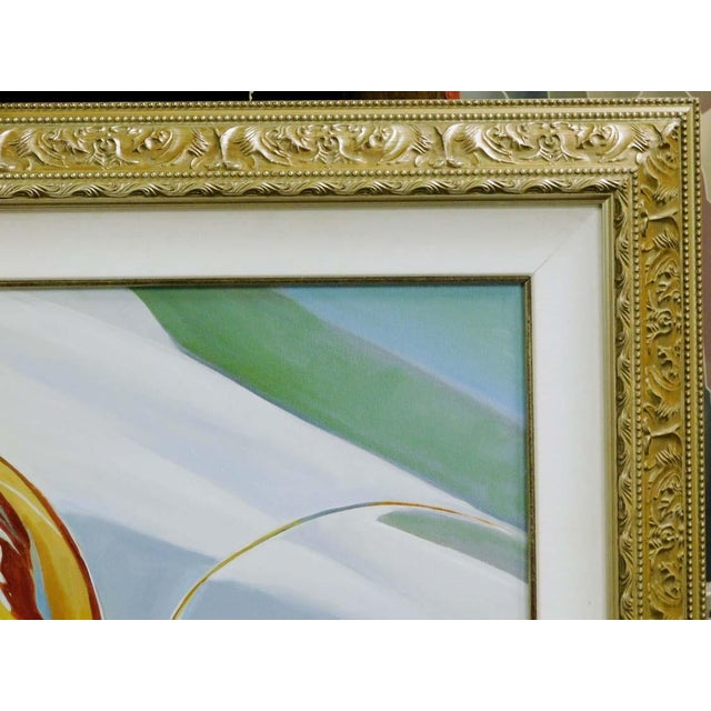 2000 - 2009 Thomas Stiltz a Taste of Late Summer Hand Signed Artwork Original Painting Wine For Sale - Image 5 of 7