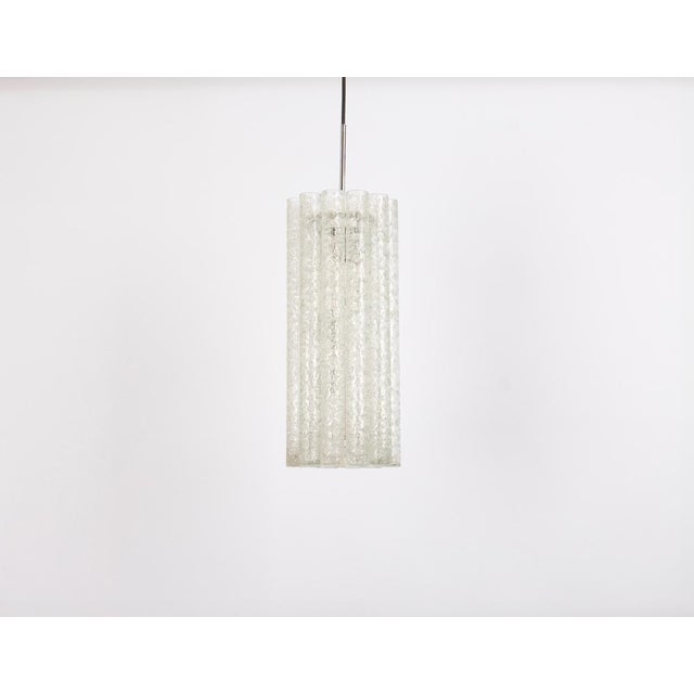 Large murano pendant light designed by doria, 1970s heavy quality and in very good condition. Cleaned, well-wired, and...